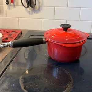 Le Creuset 1 Qt Enameled Cast Iron Saucepan w Lid